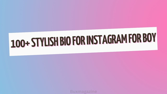 Stylish Bio for Instagram for boy