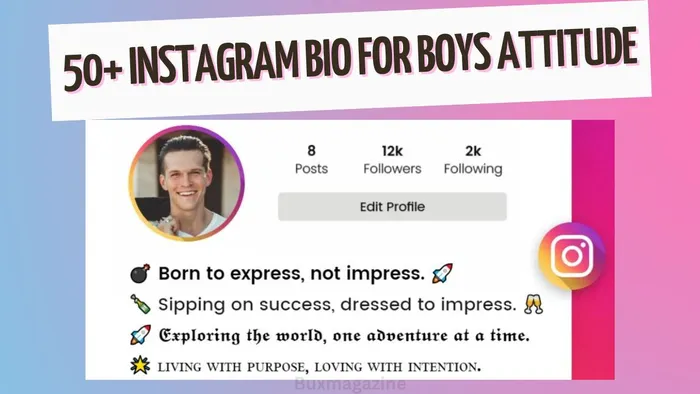 Instagram Bio For Boys Attitude